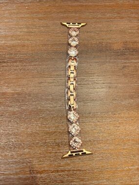 Rose Gold Crystal Bracelet Band for Smartwatch